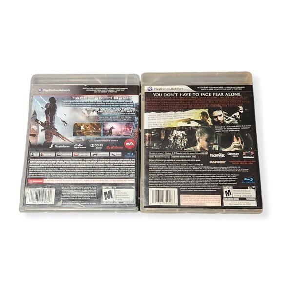 Sony Playstation 3 Games Lot Resident Evil & Mass Effect 3 CIB (PS3) Pre-owned - Picture 4 of 4